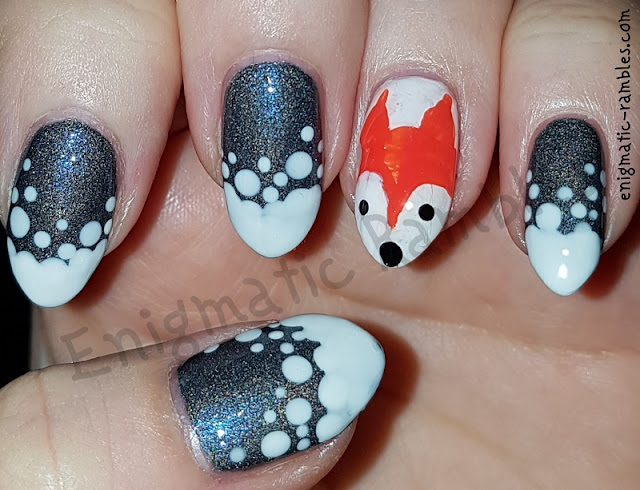 Fox Snow Nails Fox-Snow-Winter-Nails