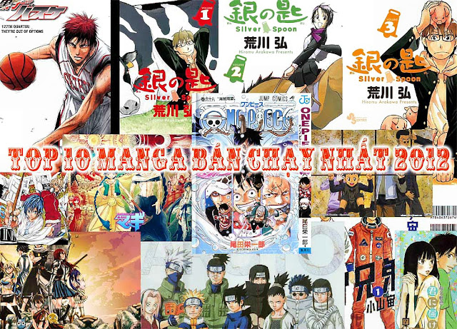 Top 10 manga bán chạy nhất