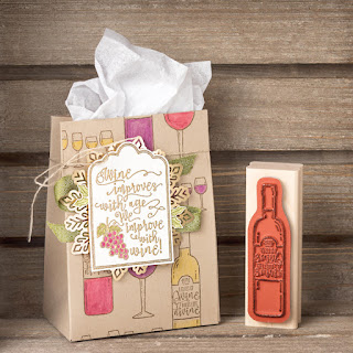 Stampin' Up! Half Full: 4 Wine-Themed Project Ideas ~ 2017 Holday Catalog
