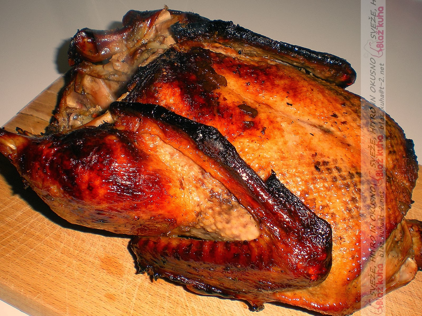Pečena gos | BLAŽ KUHA - kuharski blog