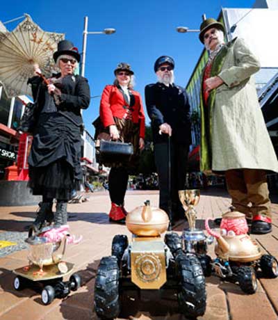 Nothing To Do With Arbroath: New Zealanders gear up for teapot racing