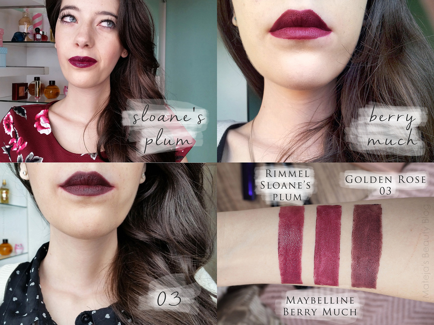 Golden rose matte ink 