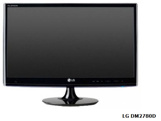 LG DM2780D 3D LED monitor and TV
