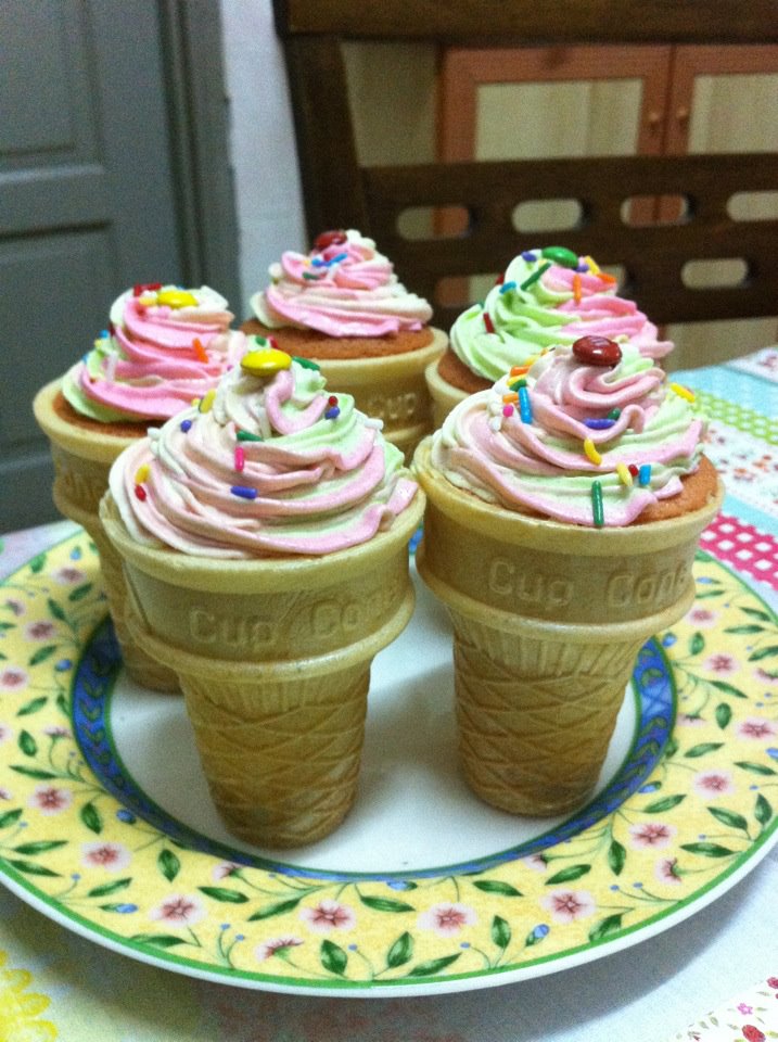 Cara Buat Cupcake Cupcake Ice Cream Cone