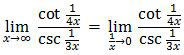 Limit x mendekati tak hingga diubah menjadi x mendekati nol