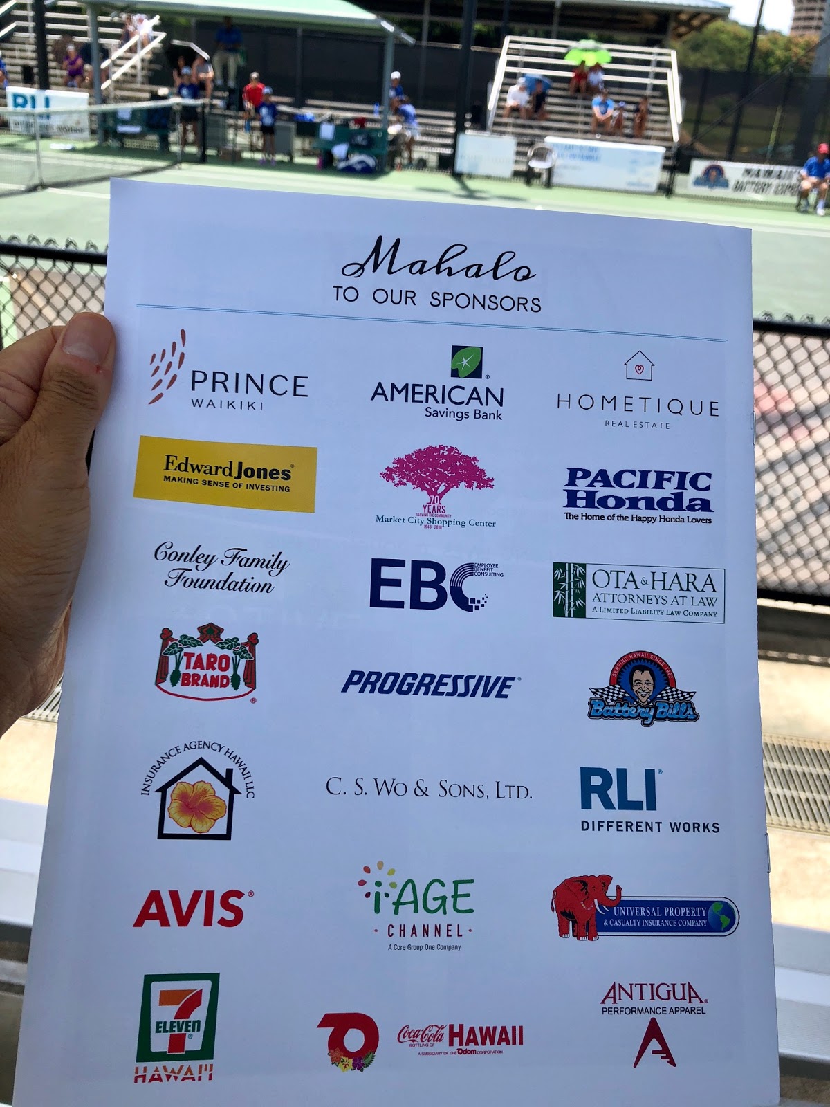 さとうあつこのハワイ不動産 Tennis Championships of Honolulu Day 5 テニスチャンピオンシップスホノルル5日目