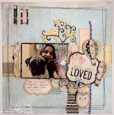 scrapbook you are loved simple stories baby