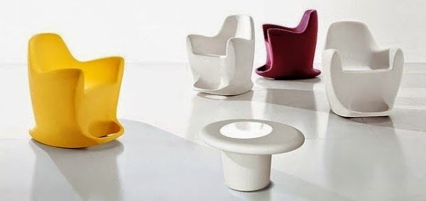 Contemporary rocking chair for relaxing hours