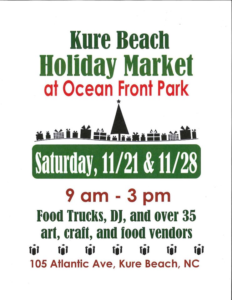 Pleasure Island, NC Kure Beach Holiday Market