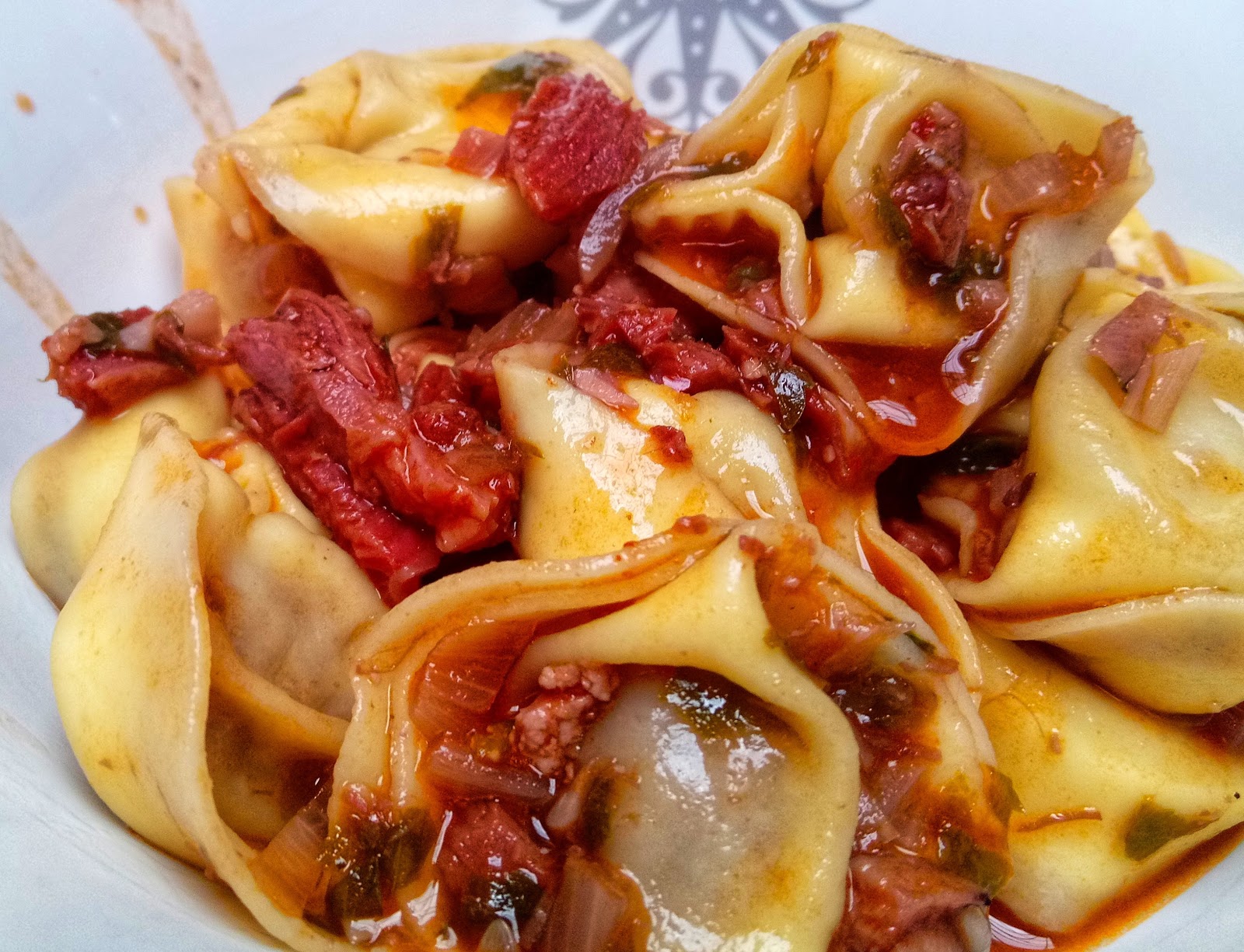 Tortellini prosciutto crudo al climbias.