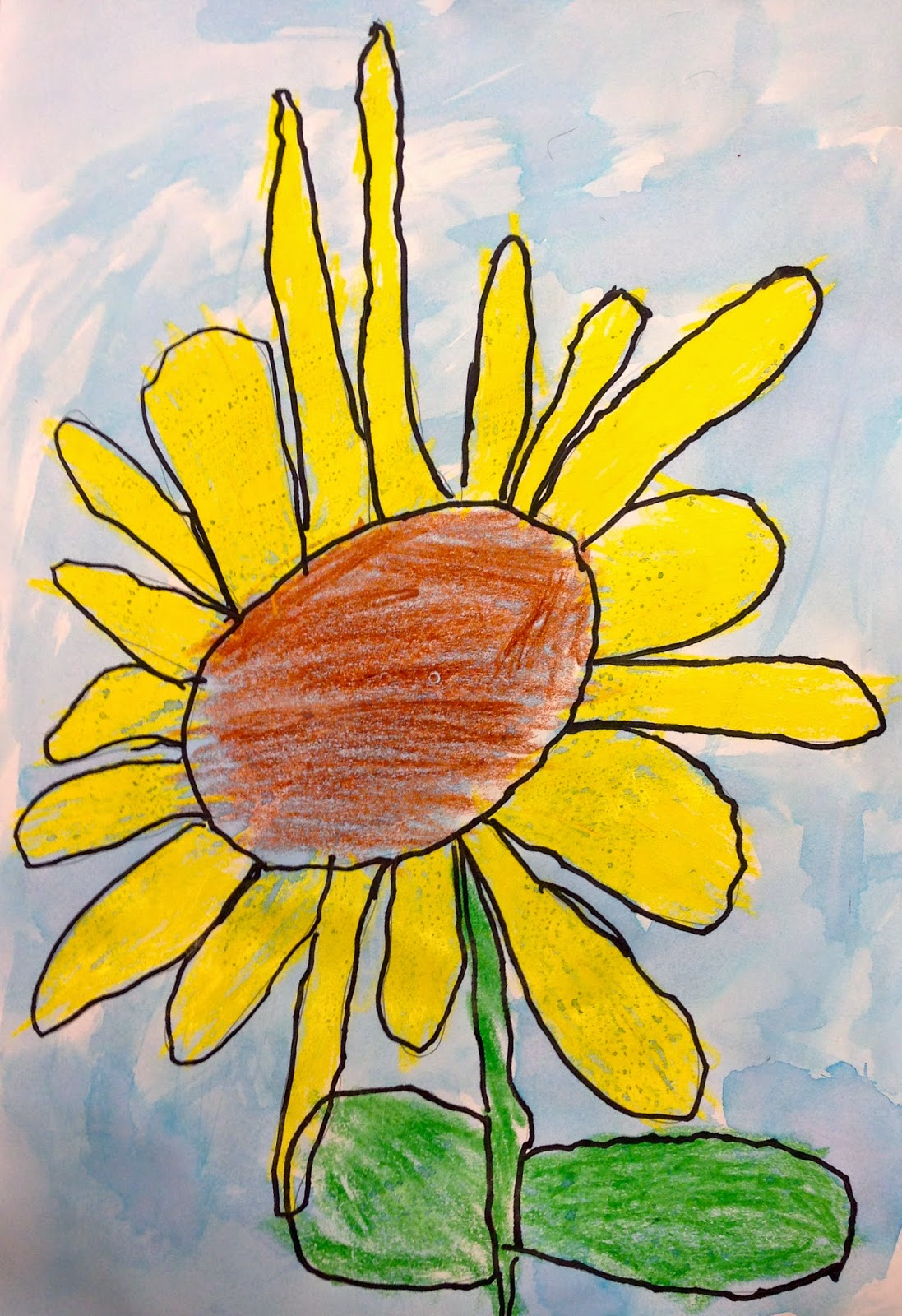 Expression of Imagination Kindergarten Sunflowers