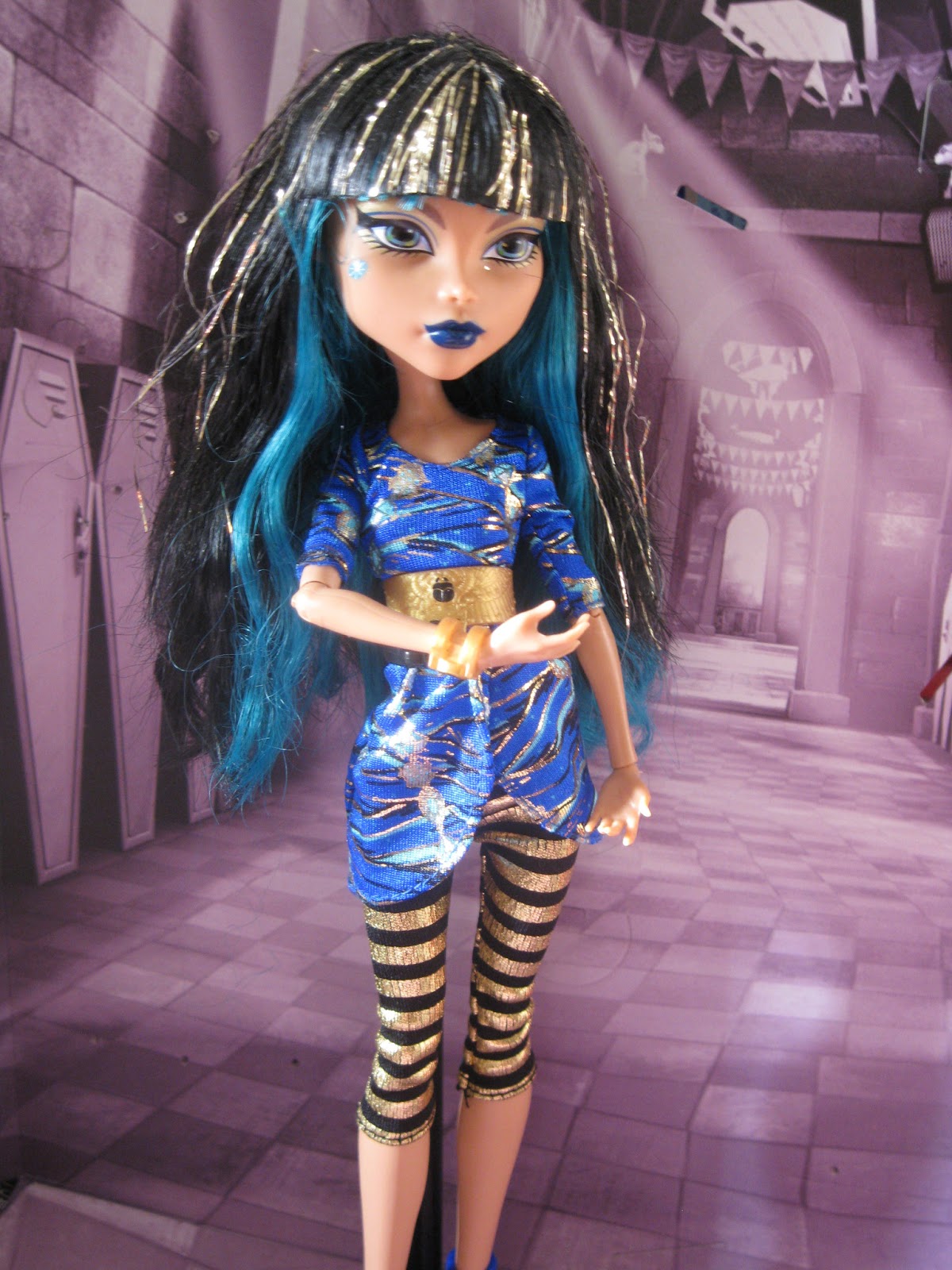 Our Monster High Cleo de Nile, Picture Day