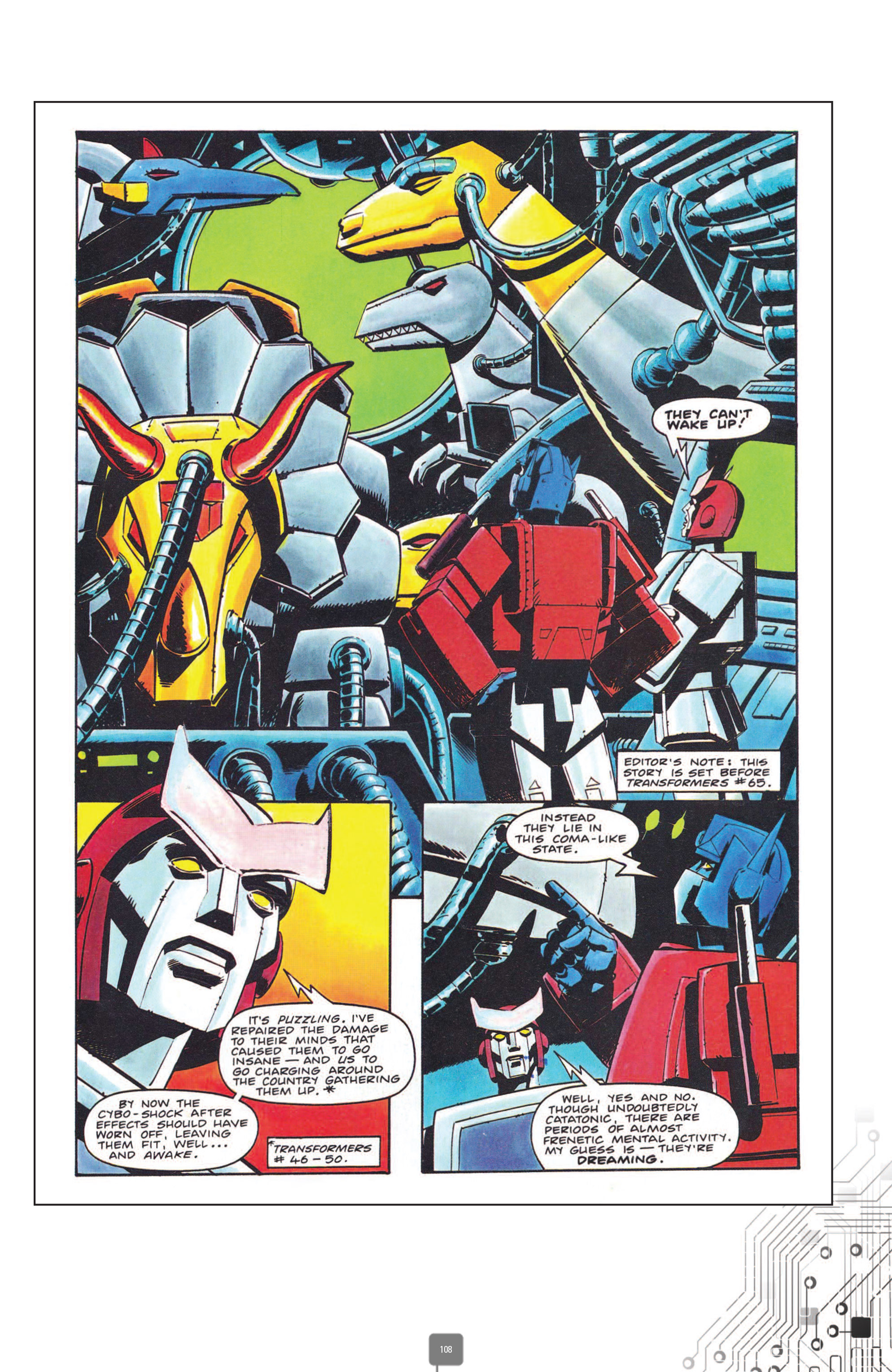 Read online The Transformers Classics UK comic -  Issue # TPB 2 - 109