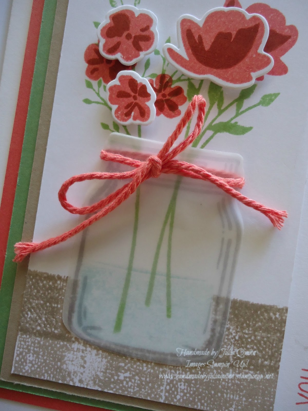 handmade by Julia Quinn cardmaking and supplies Stampin' Up! Jar of