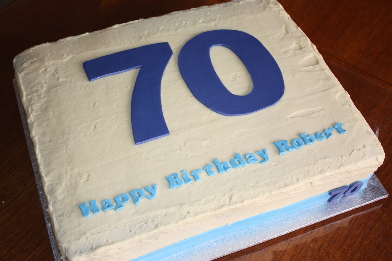 The Flour Bin 70th Birthday Cake