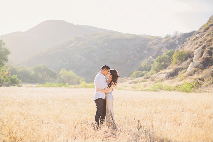 beautiful field engagement session by Closer to Love Photography