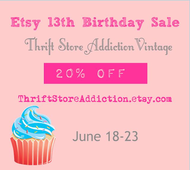 Etsy 13th birthday sale 