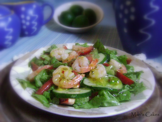 Spicy Thai Shrimp Salad Mari S Cakes English