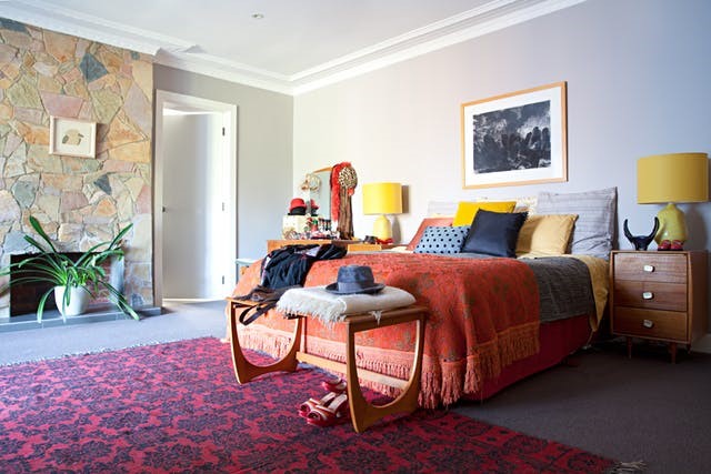 A simple guide to building a bodacious boho bed - mix-match pillowcases www.BoHoHome.com @bohosusan