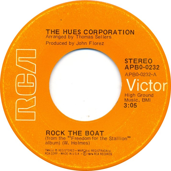 Ten Records A Song A Day The Hues Corporation, "Rock the Boat"