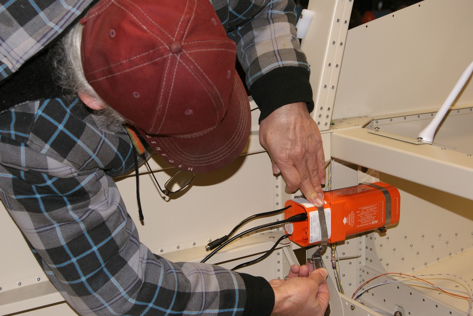 DOG Aviation John's RV-12 Blog: Instillation Of The ACK E-04 ELT