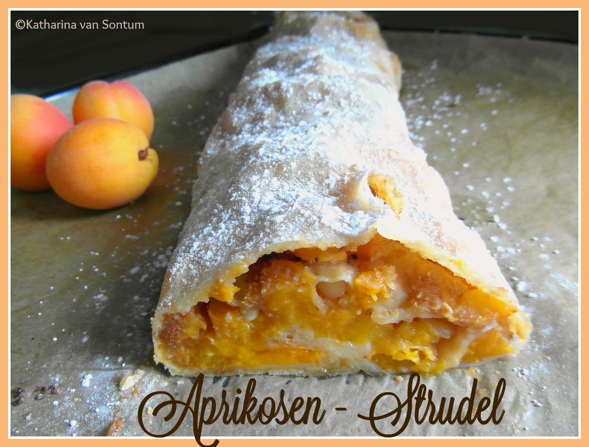 ich hab da mal was ausprobiert: Aprikosen - Strudel mit Pinienkernen ...