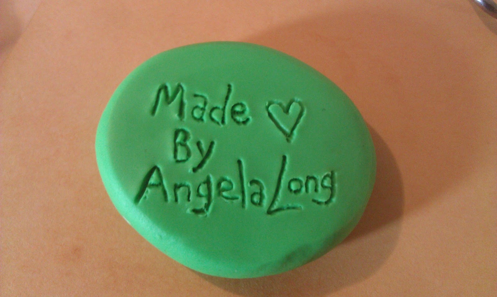 Simple Livin DIY Stamp (make your own stamp for clay or playdough