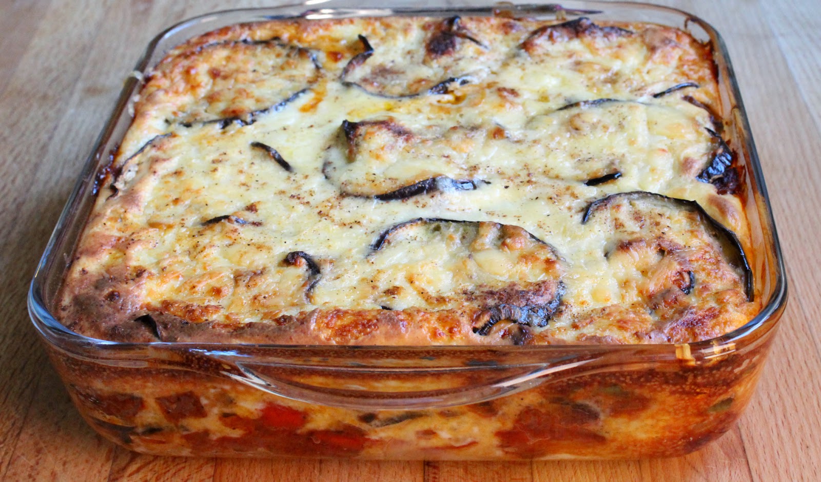 Mediterranean Vegetable Moussaka - National Vegetarian Week - A Glug of Oil