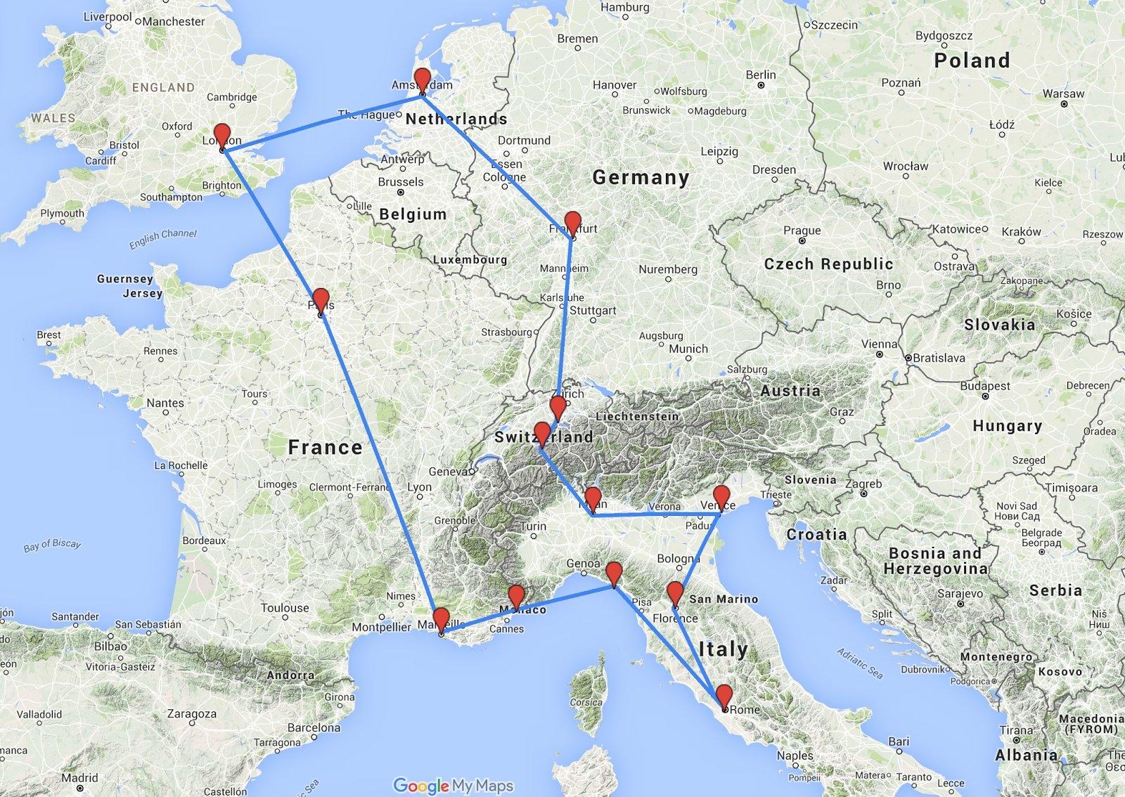 Urban Trailseeker Backpacks and Train Tracks Our Month in Europe