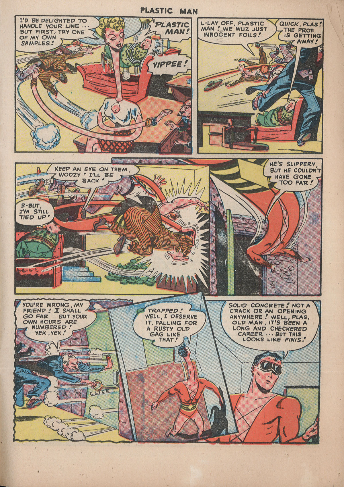 Read online Plastic Man (1943) comic -  Issue #11 - 23