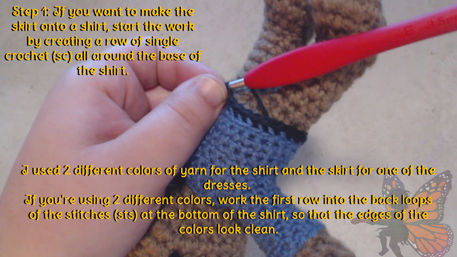 Faerie Rings Crochet Crochet Doll Skirt Tutorial/Pattern