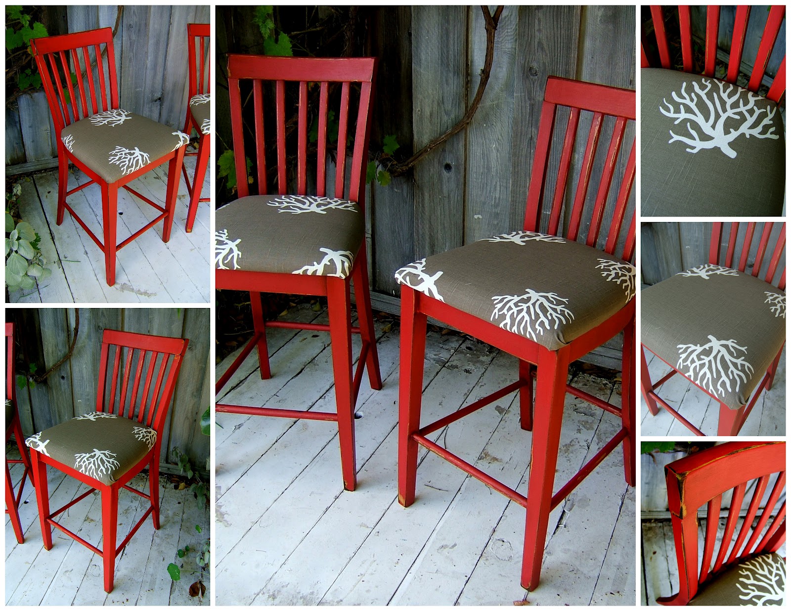 Barn Red Bar Chairs