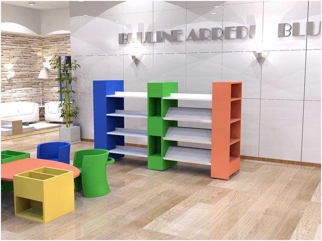 SKETCHUP MODEL CHILDREN'S LIBRARY FURNITURE