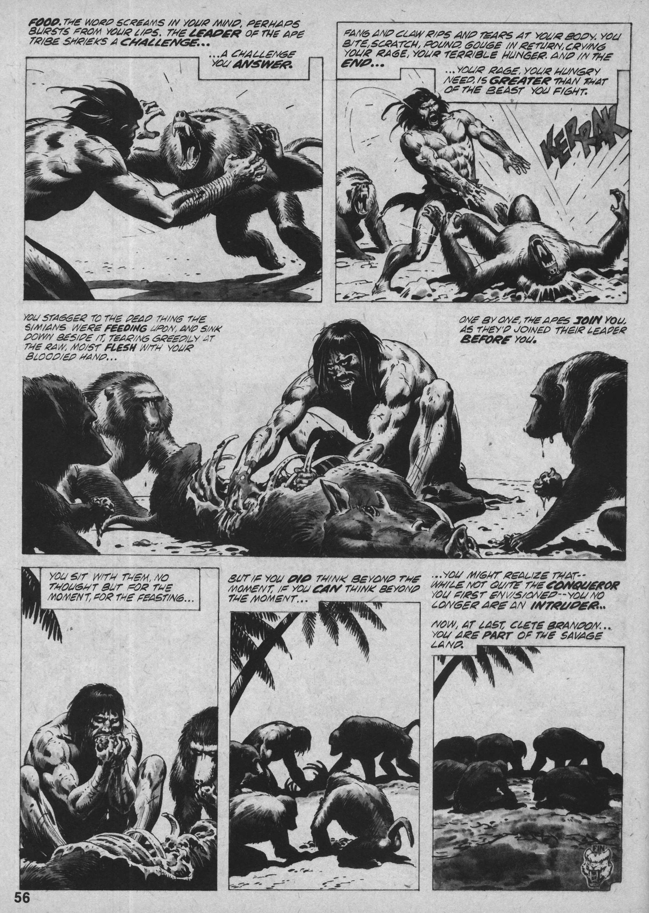 Read online Savage Tales comic -  Issue #11 - 56