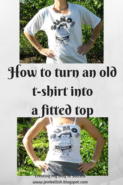 Old T-shirt to fitted top