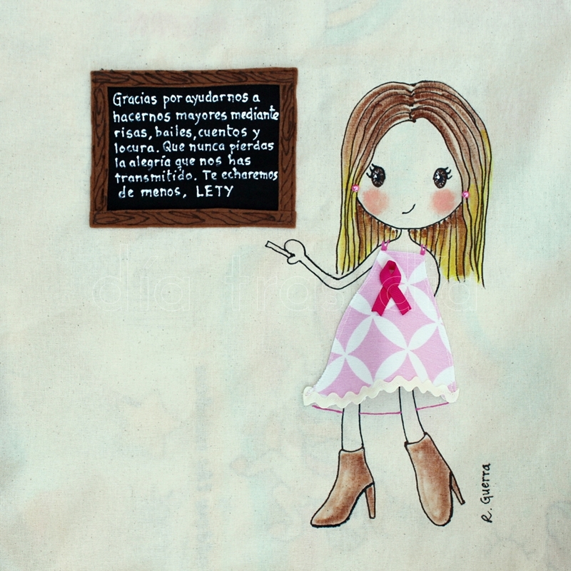 Bolso personalizado maestra