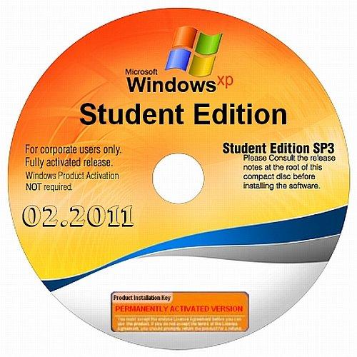 Windows XP SP3 Corporate Student Edition 2011 - RLT
