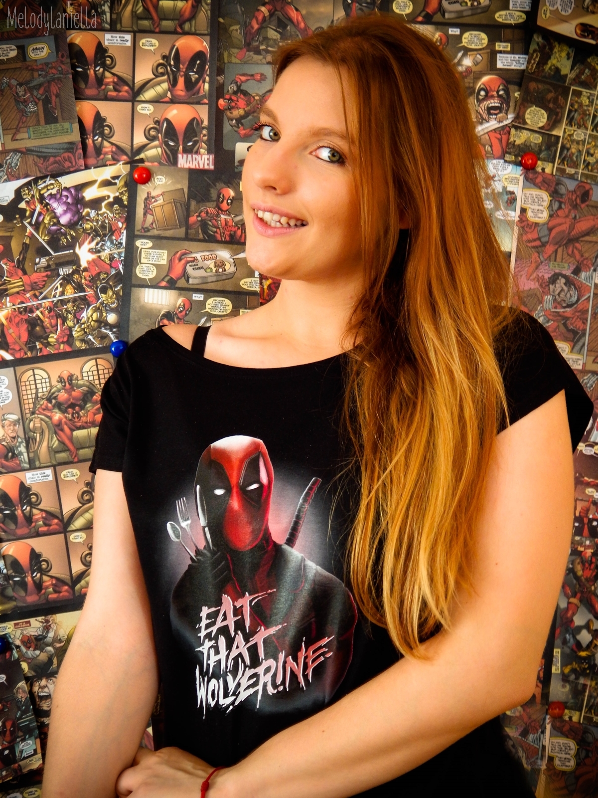 deadpool women tshirt wolwerine melodylaniella koszulkowo ubrania i gadzety dla geekow komiksy marvel dc