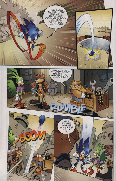Read online Sonic The Hedgehog comic -  Issue #217 - 7