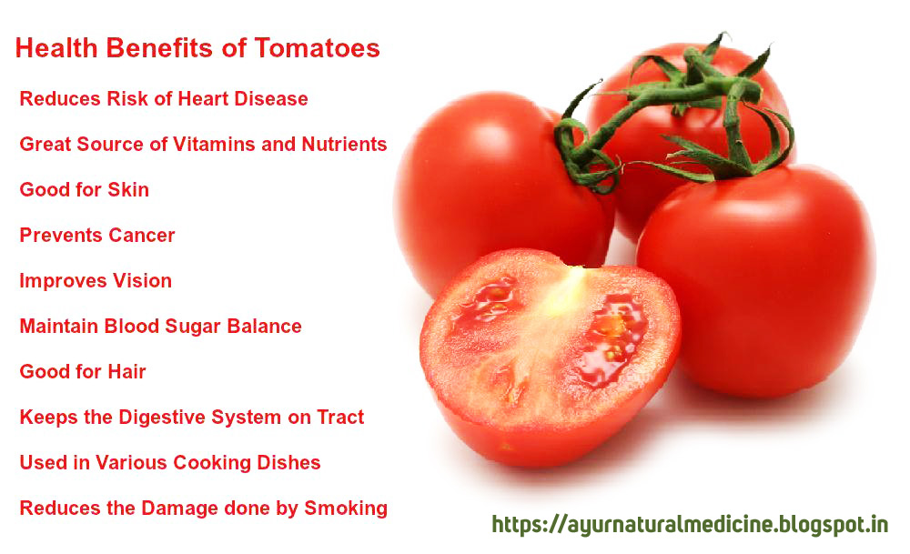Ayurvedic Natural Medicine Health Benefits of Tomatoes