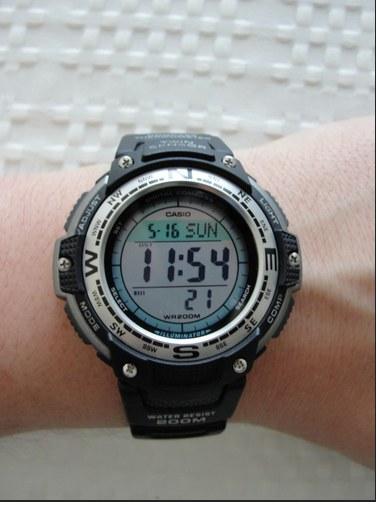 casio sgw 100 calibrate compass
