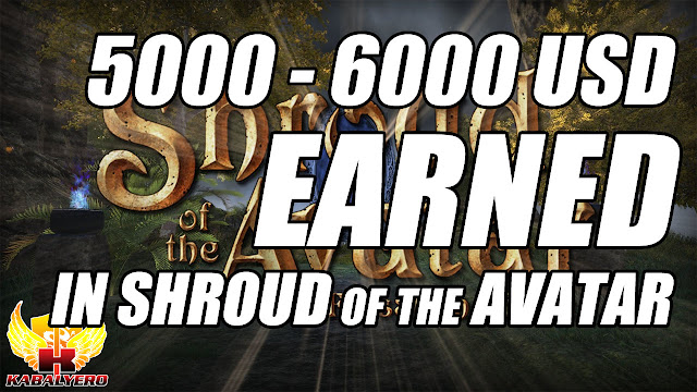 Shroud of the Avatar Player Earned $5000 - $6000 USD! WOW!