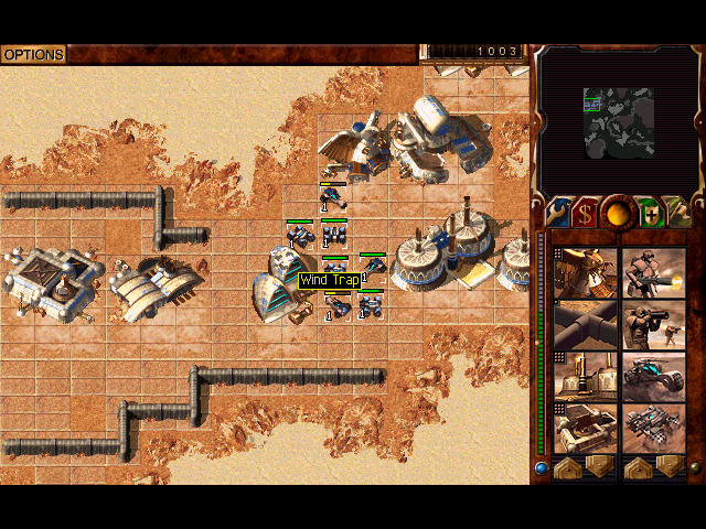 Screenshot from Dune 2000
