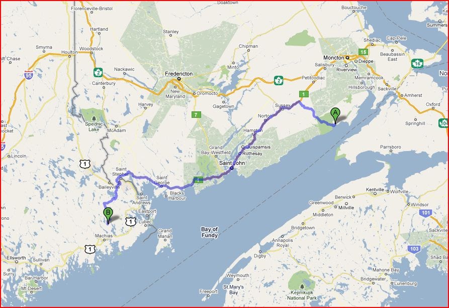 Travel with Kevin and Ruth! Machias, Maine