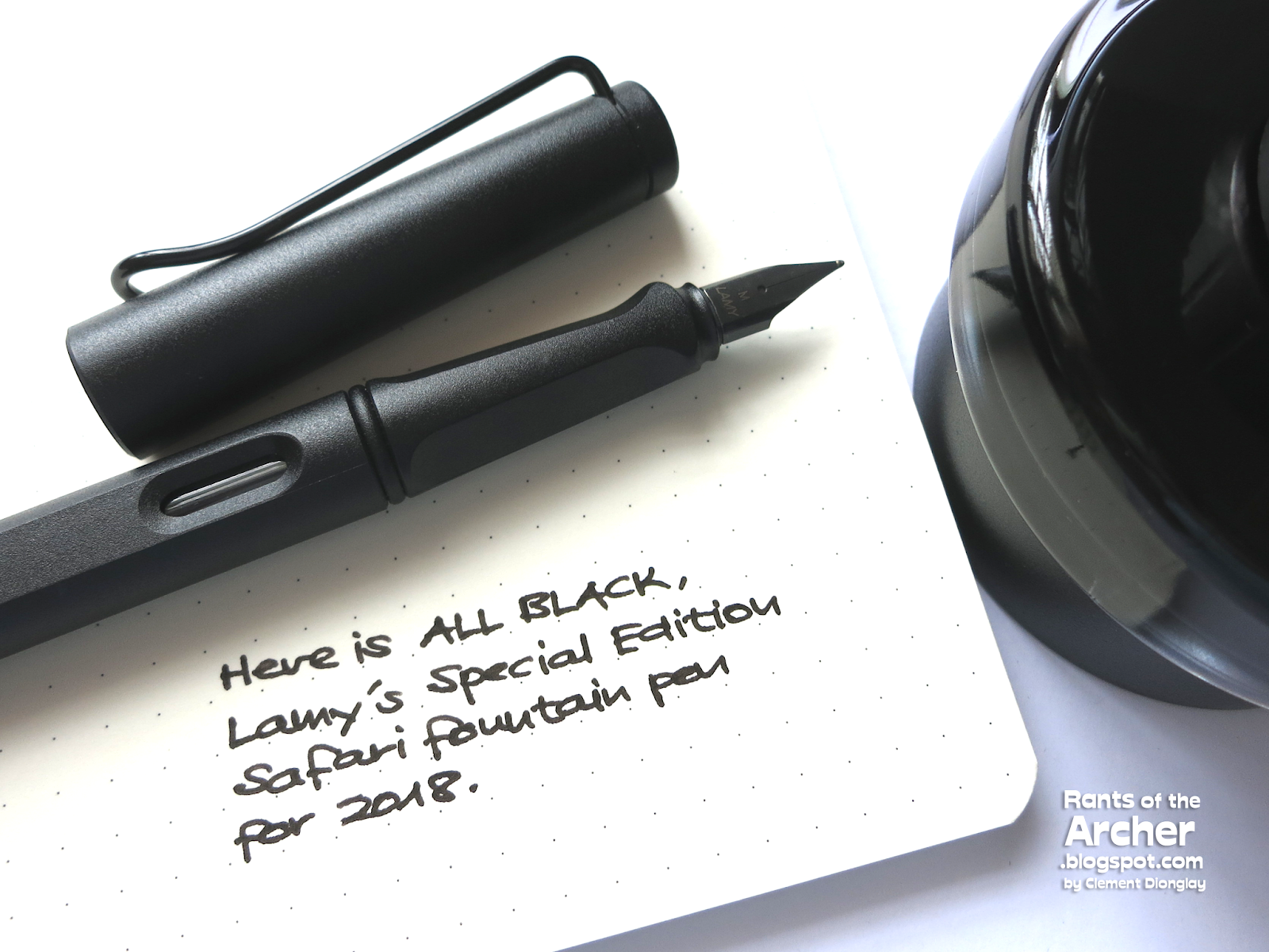 Penna stilografica Lamy Safari All black pennino F 1332521 Limited edition 2018 