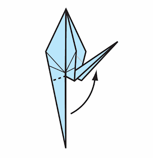 Cara lipat Origami Burung