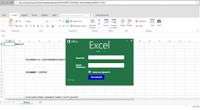 Phishing via Excel