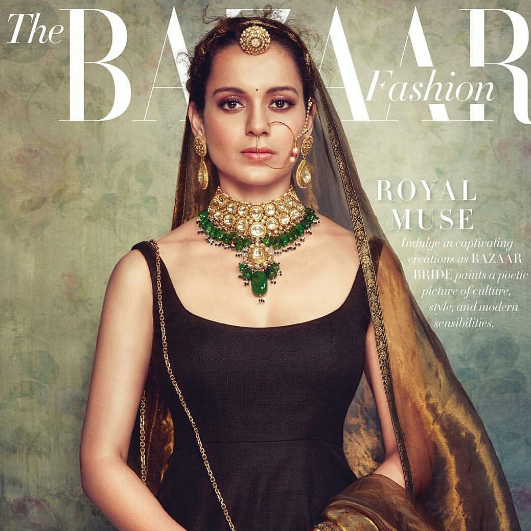 Kangana Ranaut On Bazaar Bride September 2017 Issue