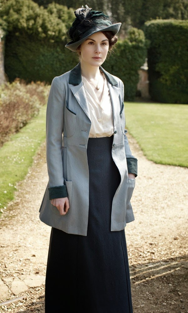 powder blue with polka dots (a hodgepodge): Style Icon: Lady Mary Crawley