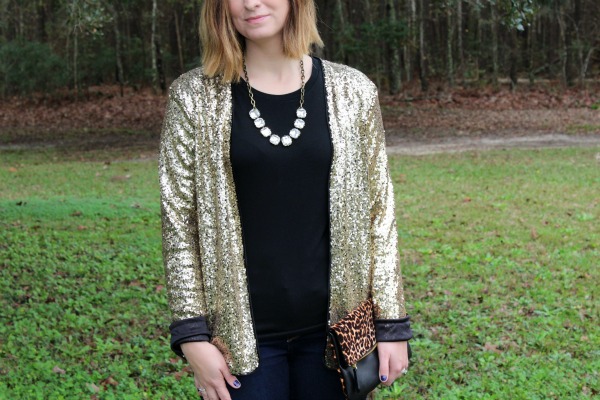 happy new year, sequin jacket, mom style